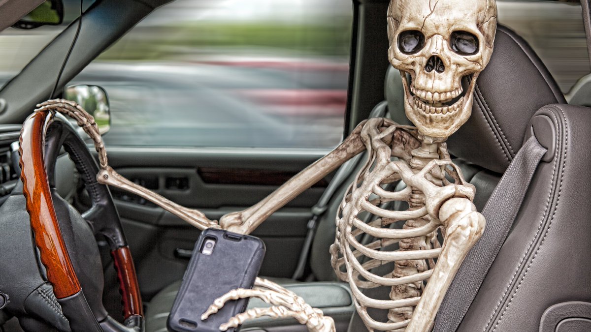 Nothing is scarier than a driver who isn’t looking at the road. #PutYourPhoneDown #EyesOnTheRoad