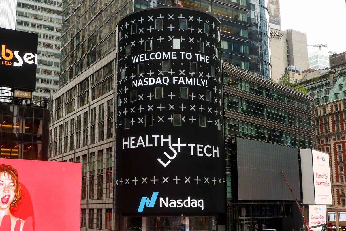 NasdaqExchange's tweet image. Welcome to the @Nasdaq family, Lux Health + Tech! 🎉

Now trading under $LUXAU, Lux Health + Tech is focused on dramatically improving healthcare by bringing the most promising scientific breakthroughs and disruptive innovations to the public market. #NasdaqListed