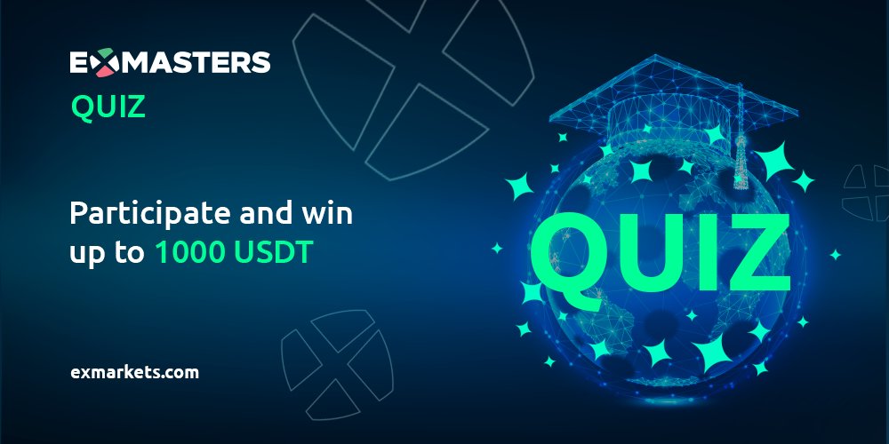 ex_markets's tweet photo. Only two days left‼️ 
#ExMasters Quiz #Contest 🧠

⭐️ 1st winner will receive 100 USDT 
⭐️ 2nd 4 winners 50 USDT each 
⭐️ 3rd 10 winners 25 USDT each 
⭐️ 4th 45 winners 10 USDT each

ExMasters #Quiz : https://t.co/82hVYhk91y

Quiz ends at October 29, 23:59 GMT‼️

#itsexmarkets https://t.co/uKxTWIJd3k
