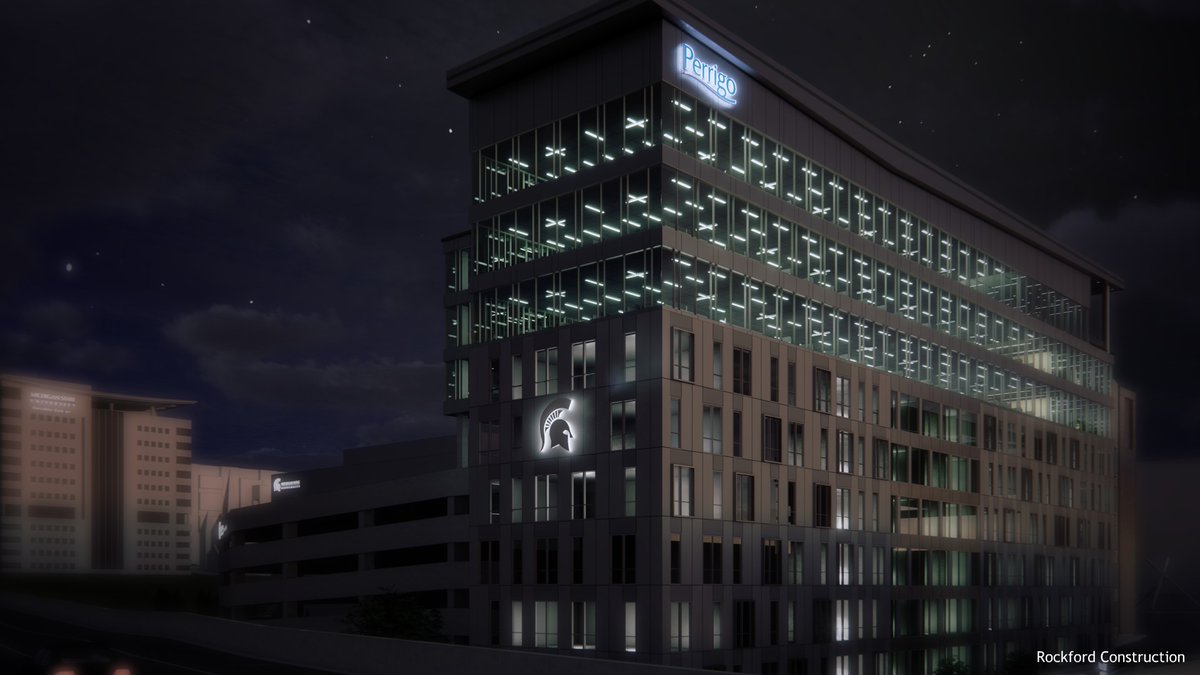 Here's our first look at what the new <a href="/PerrigoCompany/">Perrigo Company plc</a> headquarters in downtown Grand Rapids will look like. More details on the Medical Mile project:  woodtv.com/news/grand-rap…