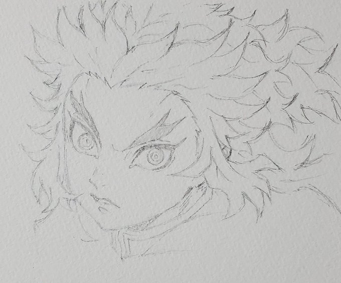 煉獄さーーーーん??
髪の毛が複雑すぎるーーーw
寝ないと!
#模写
#鬼滅の刃 