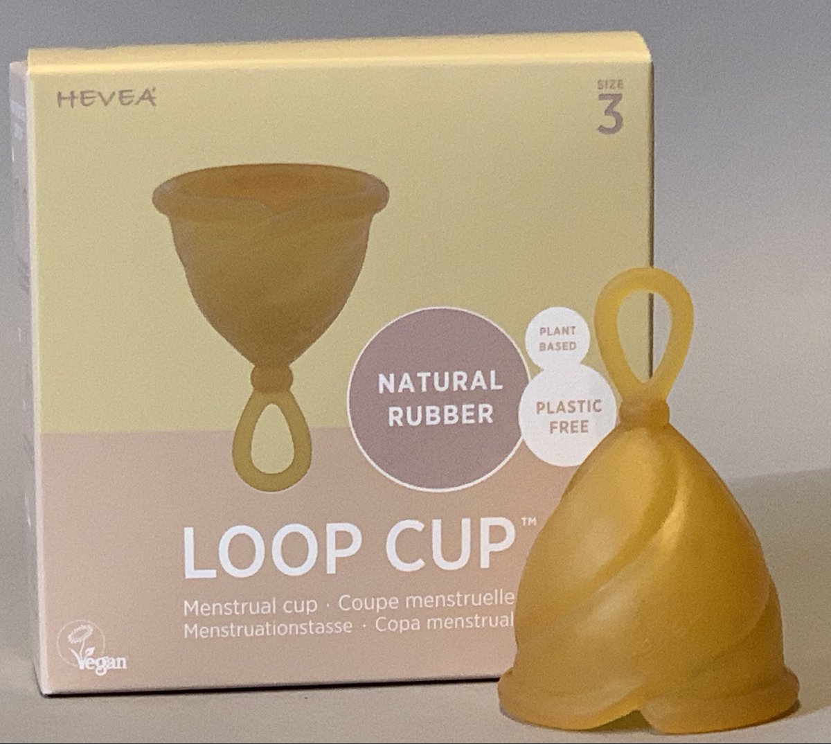 Today is really special and we're SO proud, as we’re launching a brand new product line: 

The HEVEA LOOP cup. Made for women by women.

Made from natural rubber, plastic-free, vegan and compostable, it's a fantastic solution for woman and planet 💞🌎🌱
heveaplanet.com/pages/loop-cup