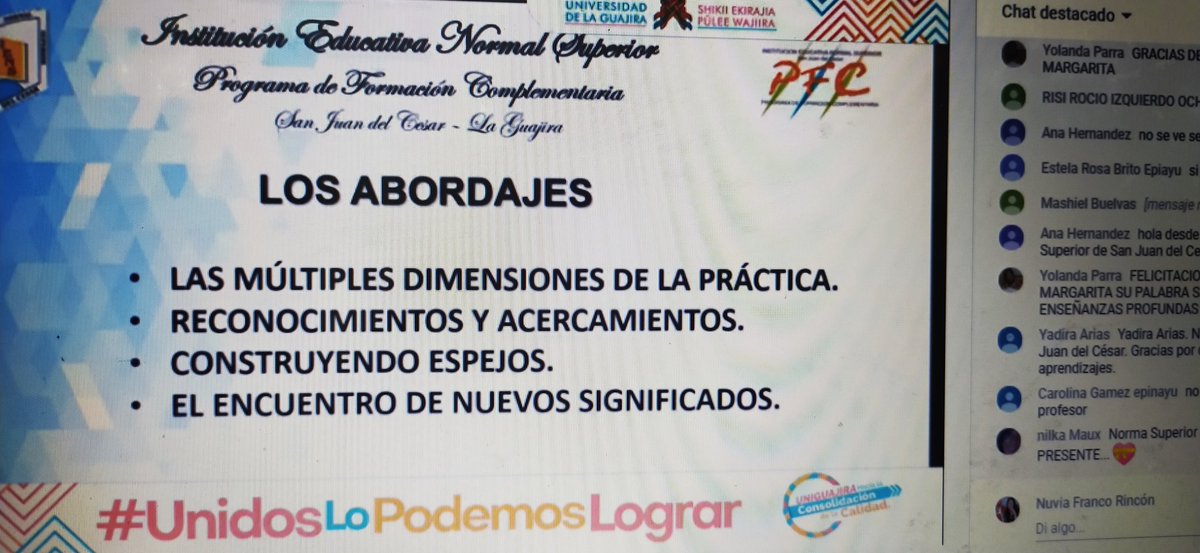 Nuvifranco's tweet photo. Realizar la inducción  pedagógica, didáctica e investigativa a los maestros en formación, al inicio de cada periodo académico.
#IIColoquioInvestigacionEducativa 
@InecTIC 
@UniLaGuajira 
@jaroldiazc https://t.co/kCJxM3wzqX