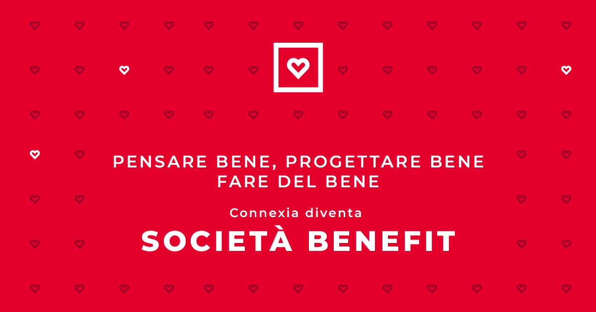 connexia's tweet photo. @Connexia diventa Società Benefit. Prima tra le big della sua industry in Italia, l’agenzia ufficializza il proprio impegno etico di responsabilità e sostenibilità. Guarda l’intervento di @marinasalamon1 e @paolo567: https://t.co/tfeAXf4gPz https://t.co/ByLmLT9gkf