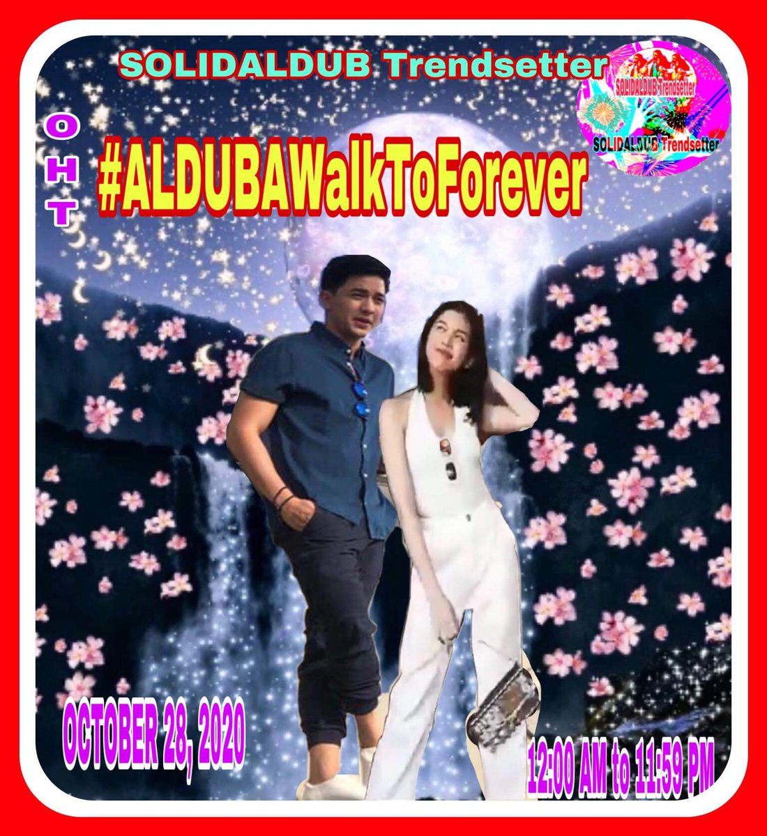 SolidaldubT's tweet photo. Please support our Phenomenal couple @aldenrichards02  &amp; @mainedcm  by supporting our OHT for today Oct 28, 2020. 
#ALDUBAWalkToForever
@NellyGBasco @twinflame233 @lyneela13 @Beybiruth_1 @carlos_rhodora @maichardbibis1 @ndcmfrjf @mich_adn @Lucillesia1 @iamgnip @glo574 https://t.co/ngVKo1lb6I
