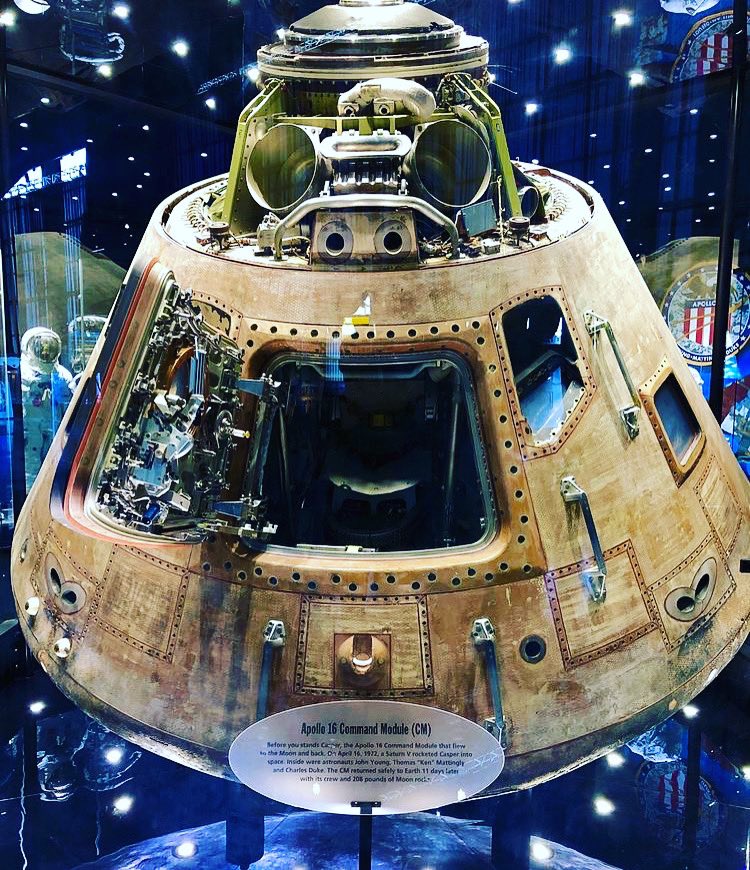 InspireEngring's tweet image. The Apollo 16 Command Module located at the Space and Rocket Center in Huntsville, AL. 
#apollo16 #commandmodule #nasa  #huntsvillealabama #redstonearsenal #rocketcity #pilot #commander #scientist #engineering #stem #stemeducation #inspire #dreambigger #inspireengineering