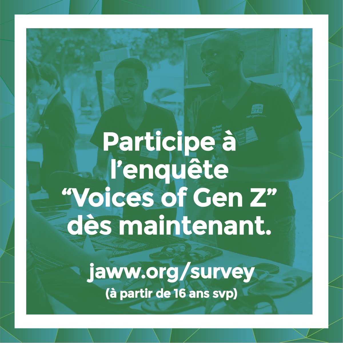 epafrance's tweet photo. Hello, Gen Z ! Nous voulons entendre ta voix et tes idées! JA Worldwide, l’organisation mondiale de Junior Achievement et d’Entreprendre Pour Apprendre, souhaite connaître tes idées à propos de l’école, de l’emploi, de ton future. Saisis ta chance ! https://t.co/8bNDADwXWR https://t.co/9mB71ymRDf