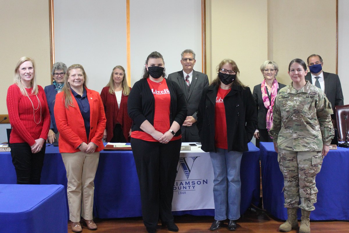wilcotxgov's tweet photo. The Commissioners Court designated October as Substance Use Prevention Month. A national survey showed 20.4 million people aged 12 & older had a substance use disorder. Join the @LifeSteps_ campaign #iLiveRed to raise awareness of addiction & engage in healthier lifestyles. https://t.co/FPL24QX03O