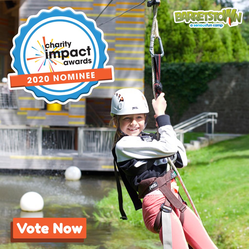 Barretstown's tweet image. We are thrilled to be shortlisted in the #CharityImpactAwards 2020, presented by @The_Wheel_IRL 💚🤩 We would really appreciate your support so please click on the link below and share with your family &amp;amp; friends to vote. a.cstmapp.com/voteme/897204/… 

#CharityImpact #Barretstown