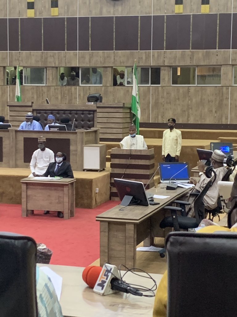 Today, Sokoto House of Assembly has successfully screened 31 year old Hon <a href="/ComradeGorau/">The Eagle 🦅</a> as a State Commissioner while the Speaker praised H.E <a href="/GovSokoto/">SOKOTO STATE GOVERNMENT ACCOUNT</a> RT. <a href="/AWTambuwal/">Aminu W. Tambuwal</a> for youth inclusiveness in Governance. He also charged the newly appointed commissioner to be resolute and JUST