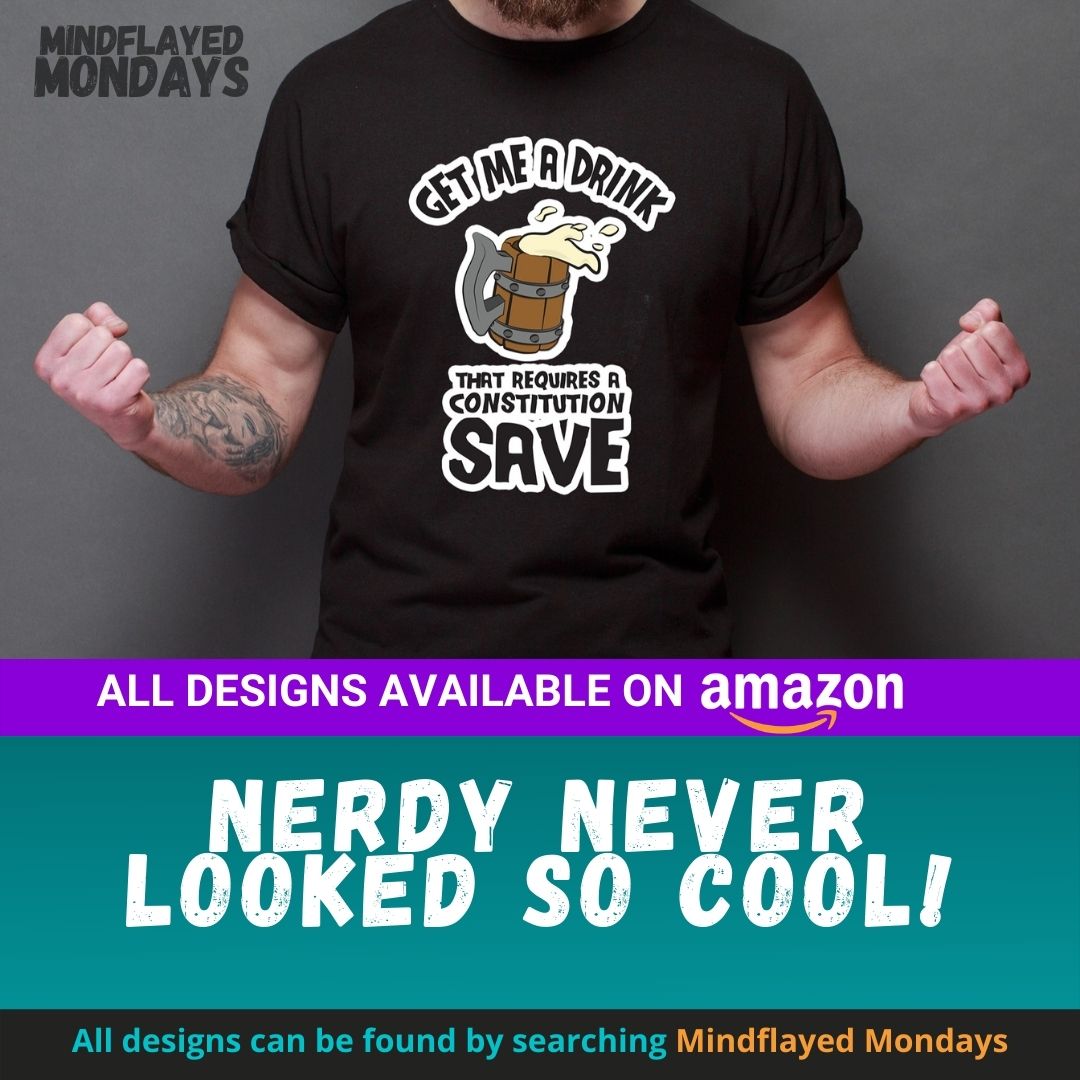 MindflayedMon's tweet photo. Looking for some awesome Tees to rock out at your gaming table? We got what you need on Amazon! Check out all our designs and find one that makes you smile!
#DnD #Dungeonsanddragons #dndapparel #ttrpgshirts #ttrpgcommunity #dndtees https://t.co/1JzA38wMqd