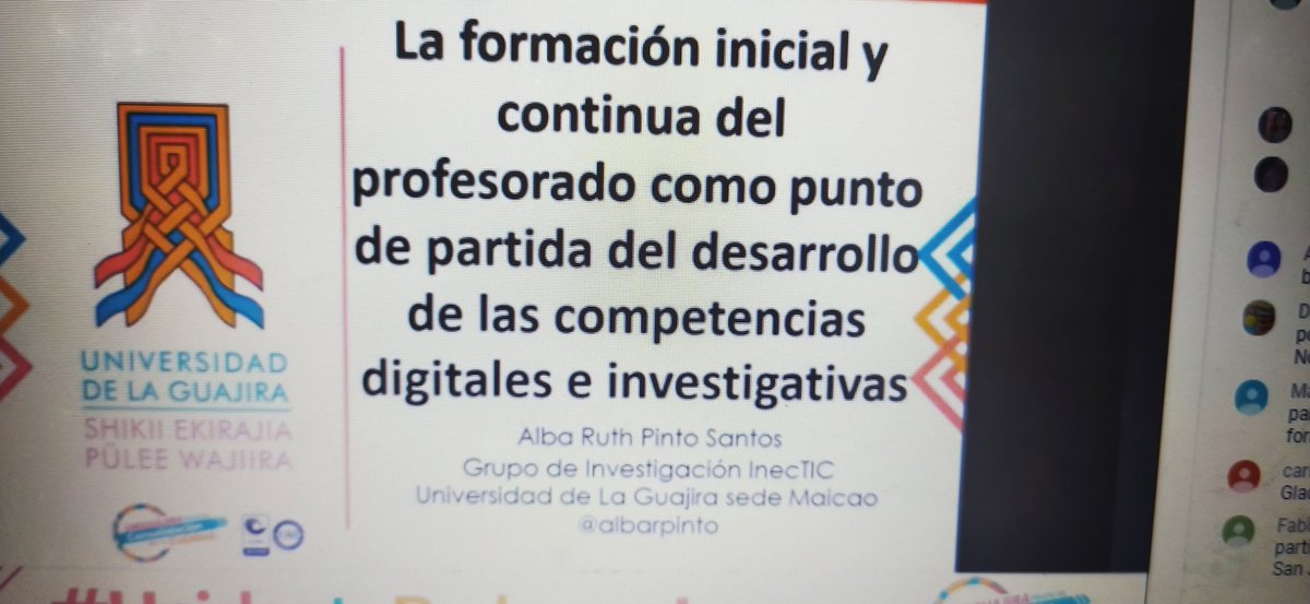 Nuvifranco's tweet photo. La tecnología ha Sido el recurso y la herramienta más cercana a los docentes para poder realizar su labor docente.
#IIColoquioInvestigacionEducativa 
@albarpinto
@jaroldiazc https://t.co/41YsUbDef1