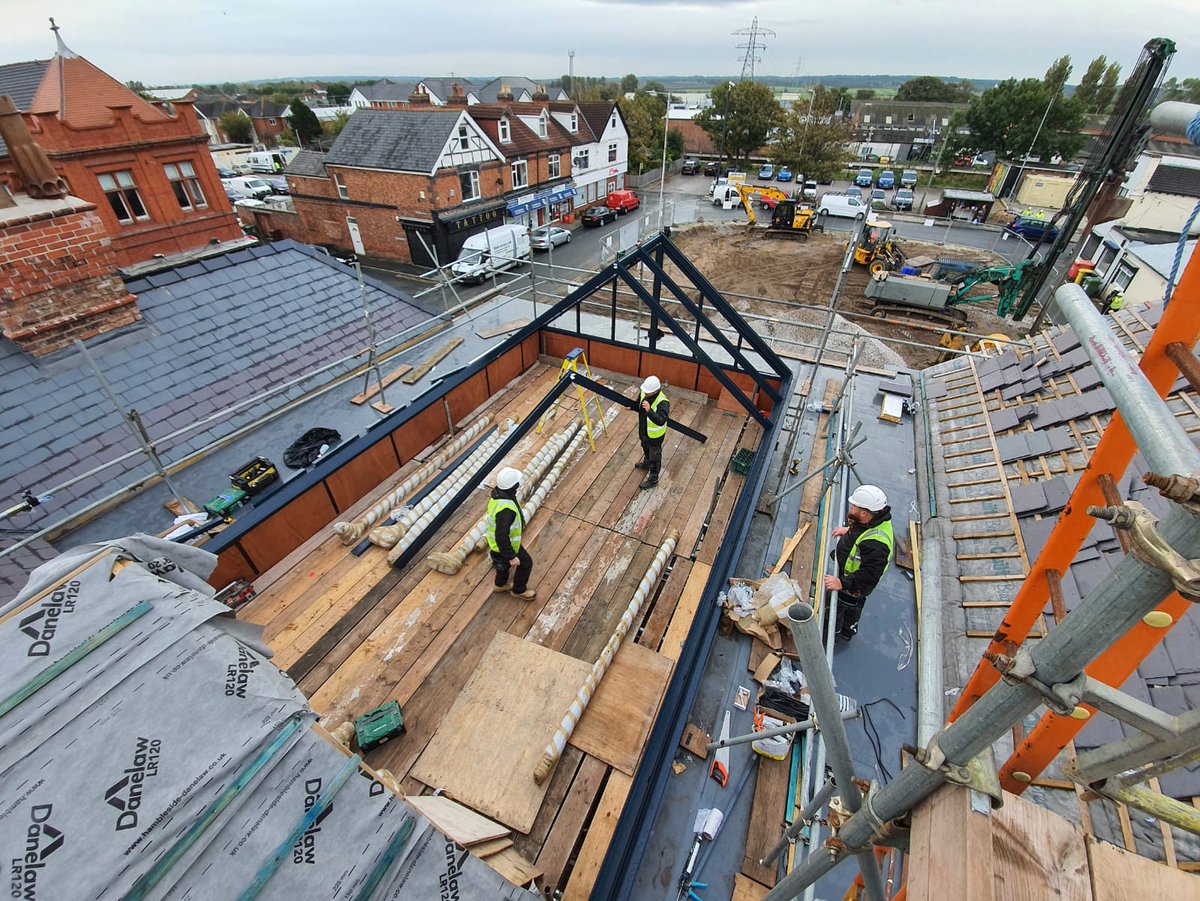 Did you hear that we built a giant 8 meter atrium roof for our cafe? Here's a little before pic as a teaser!