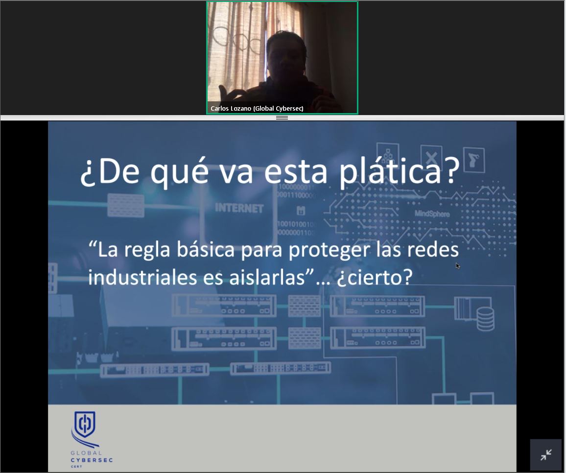 info_CCI's tweet photo. Desde México, Carlos Lozano, Chief Operating Officer en Global Cybersec expone "De las redes isoladas, a la nube" en XIV Congreso Internacional en Latinoamérica del CCI. 
#CCIconXIV #LATAM #Ciberseguridad #Industrial 
🌎https://t.co/kelWL1j3uM https://t.co/mL9cY4RVZl