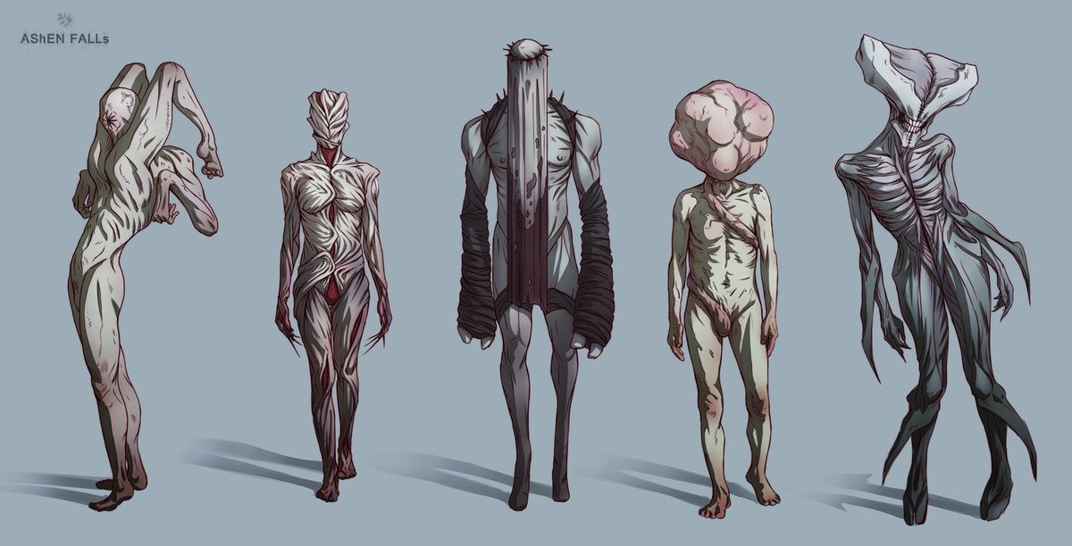 Concepts for Ashen Falls, the never released survival-horror inspired by Si...