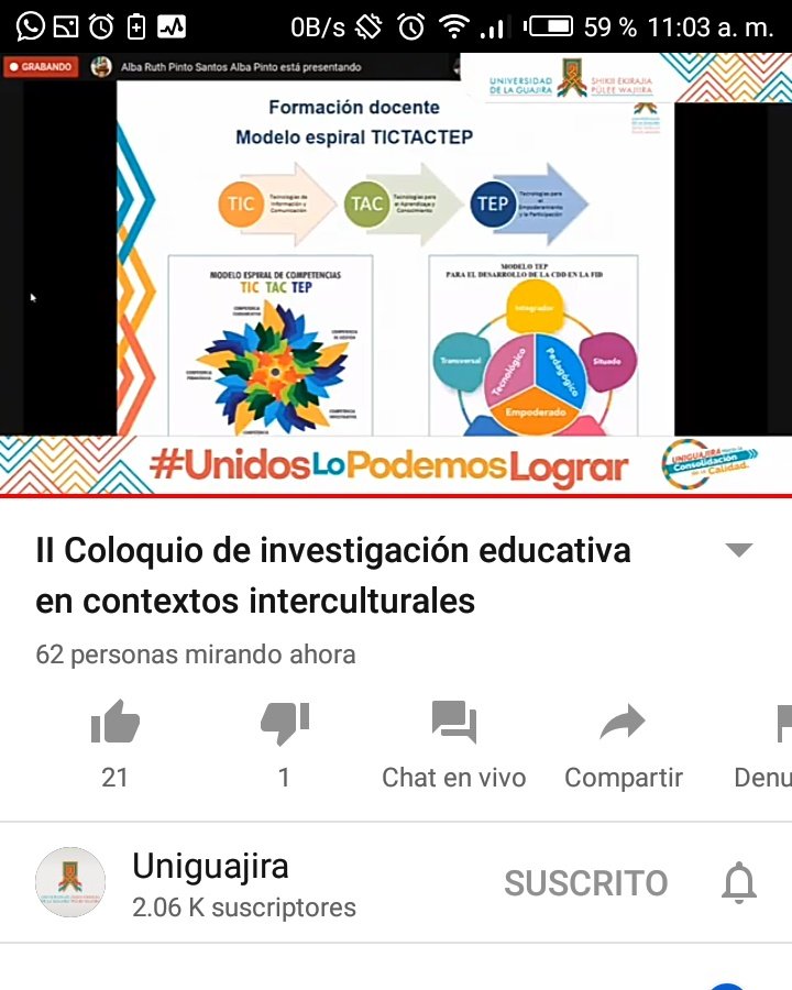 SCamargog's tweet photo. Espacios de aprendizaje
#IIColoquioInvestigaciónEducativa
#ContextosMulticulturales
@UniLaGuajira @jaroldiazc @InecTIC https://t.co/7hpaRXkHd8