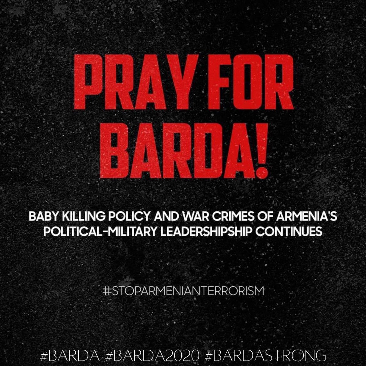 The city of #Barda under #Armenian terrorist attack again. Cluster Smerch missile were launched by <a href="/Pashinyan/">Pashinyan</a> regime over civilians. 4 killed, dozens injured. 
#ArmeniaKillsCivilians 
#StopArmenianAggression 
#StopArmenianOccupation 
#KarabakhisAzerbaijan