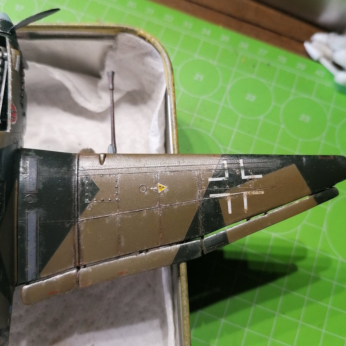 Weathering in progress
Cant wait to see it finished!
#chipping #172scalemodel #weathering #detailshot