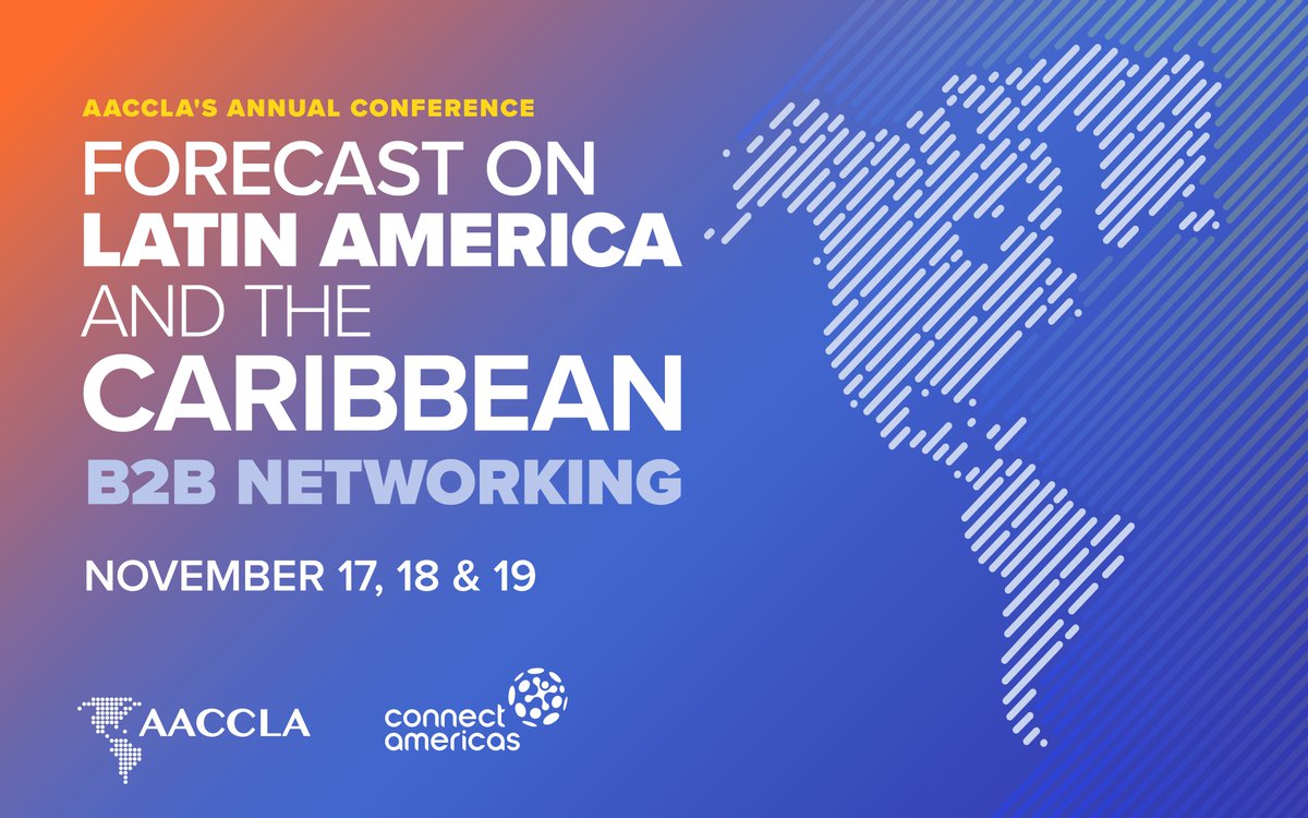 FabrizioOpertti's tweet photo. ¿Eres miembro de AmChams y quieres reunirte de manera virtual con empresas de Estados Unidos, #AmLat y el Caribe? Participa del evento the #networking B2B que la @AACCLA_USCC organiza dentro del marco de #FOLAC, con apoyo de @connectamericas. Más info ➡️ https://t.co/girvTi3QMN https://t.co/tj6VMHdk3K