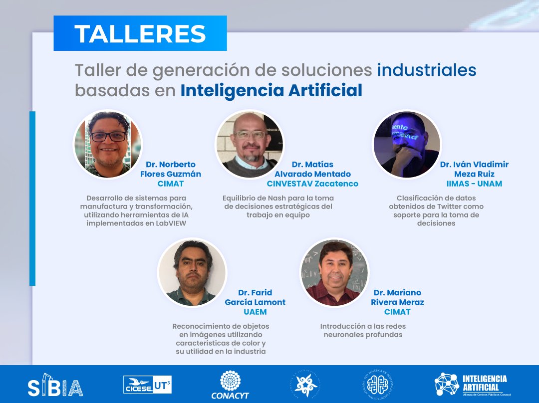 CICESE_UT3's tweet photo. Si no alcanzaste a registrarte en los talleres del #SIBIA, podrás verlos por medio de #YouTube 😉👉 https://t.co/M4av29LHIM 🤖🦾 #InteligenciaArtificial #SistemasComputacionales #Industria https://t.co/ygDHwupODR