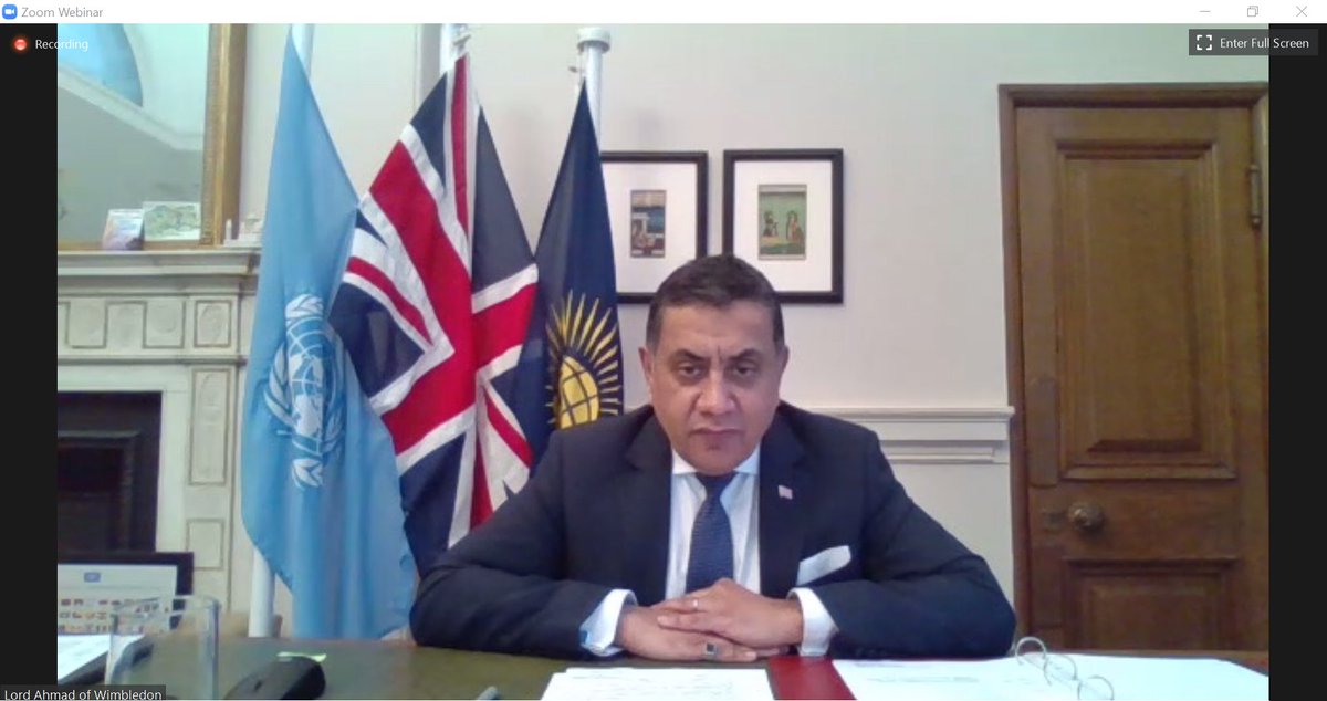 CSWadvocacy's tweet photo. #FoRBDay: "As a minister who has responsibility for human rights... I would like to conclude by emphasising the UK government's commitment to freedom of religion or belief." - @tariqahmadbt https://t.co/wRZaCLfafq