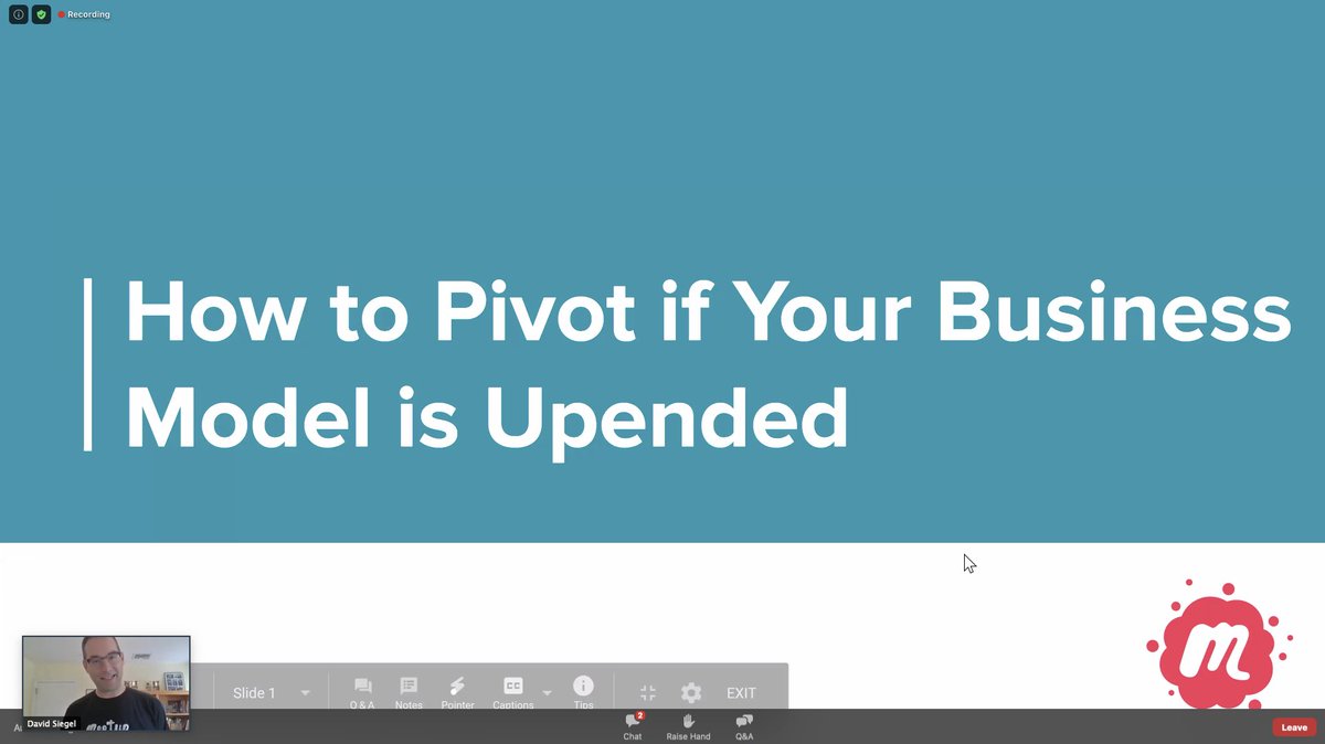 scaletechconf's tweet photo. Our first session is happening now with @Davidmeirsiegel!
Here's the 8 Principles to Pivoting from David Siegel, CEO of Meetup ๐ #scaletechconf https://t.co/q0w3lDBYOQ