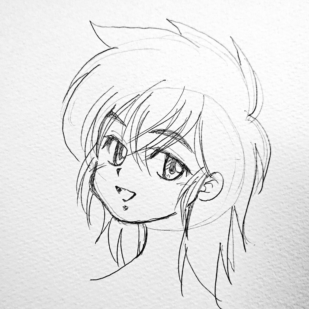 今日の夜のお絵描き
続・かわいいの研究♪
かわいい…とはなんだ!? 