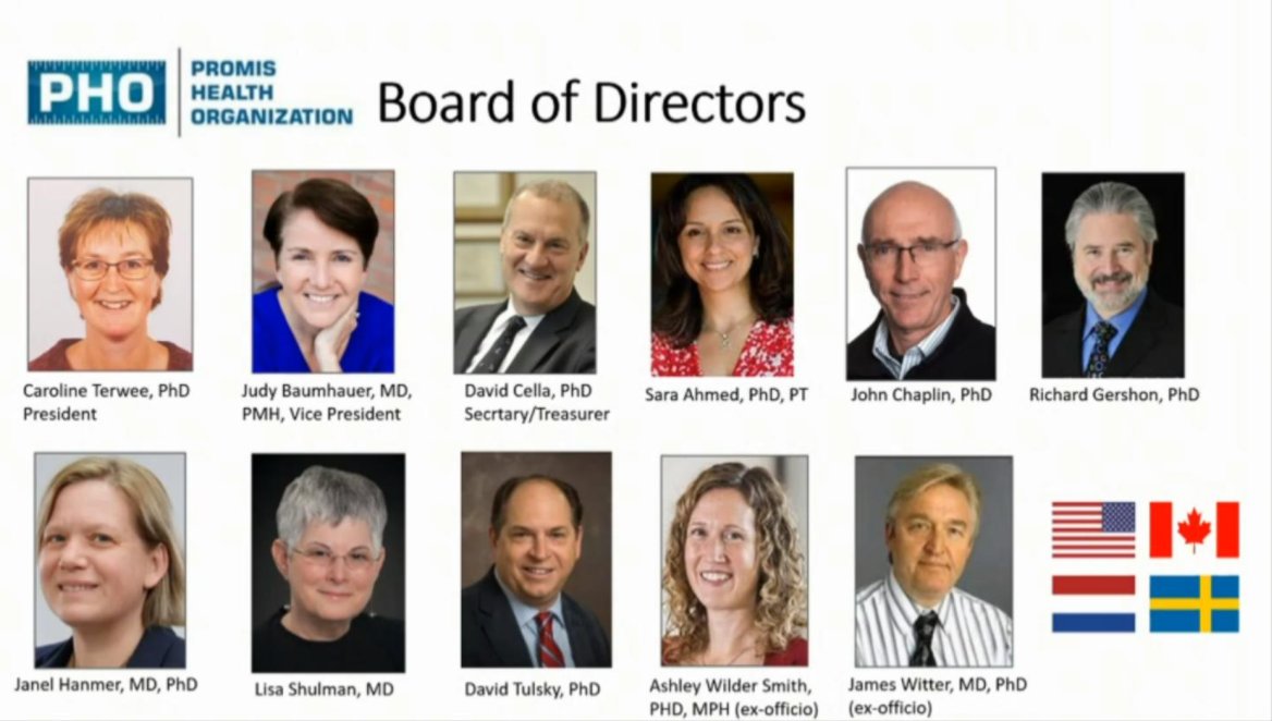 promisNIH's tweet photo. Thank you to our board! @CarolineTerwee @SaraAhmedHanano @richard_gershon #PROMIS2020 https://t.co/6WwyyGIk2C