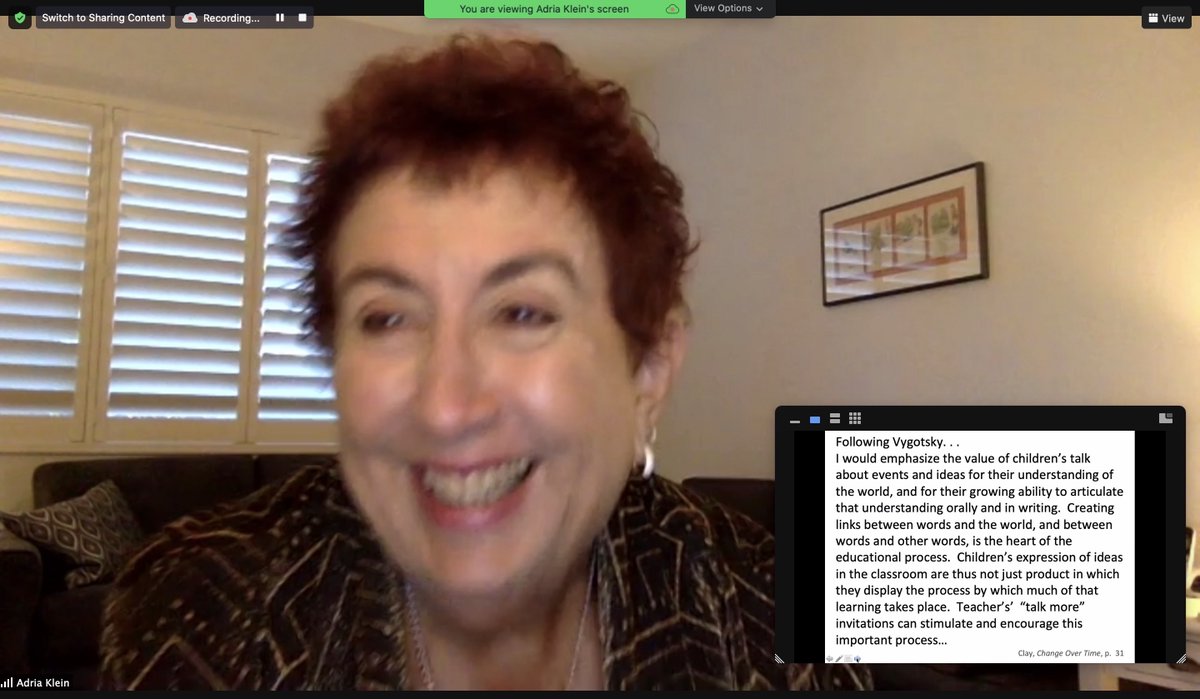 CTRLIT_Teaching's tweet image. Even in a virtual setting, we can feel your energy through our screens, @adriaklein_read! ♥️ #LiteracyForAll2020