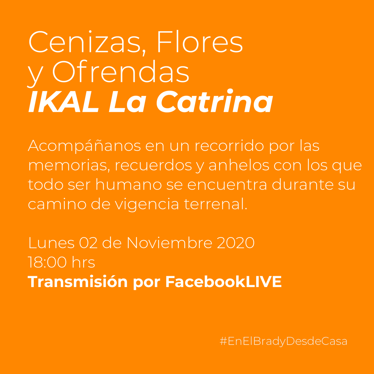 bradymuseum's tweet photo. #EnElBradyDesdeCasa #DiaDeMuertos #poemas #catrina https://t.co/g2u0SUnpDV