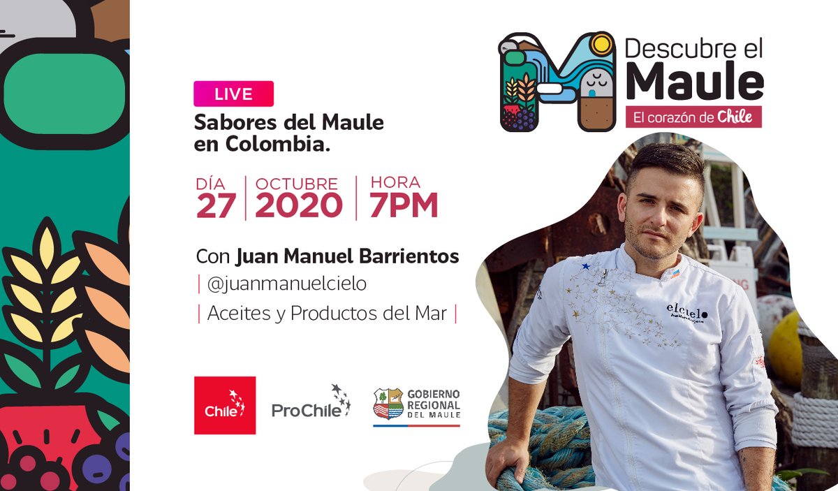 Juanmaelcielo's tweet photo. @gobiernoregionaldelmaule Descubre el Maule @marcachile #Prochile @prochilemaule
#JetSMART #descubreelmaule #corazondechile #sabordelmaule #vuelasmart No se pierdan el lanzamiento y live en mi instagram hoy se rifarán dos tiquetes a Chile. https://t.co/e0KxiMs7gc