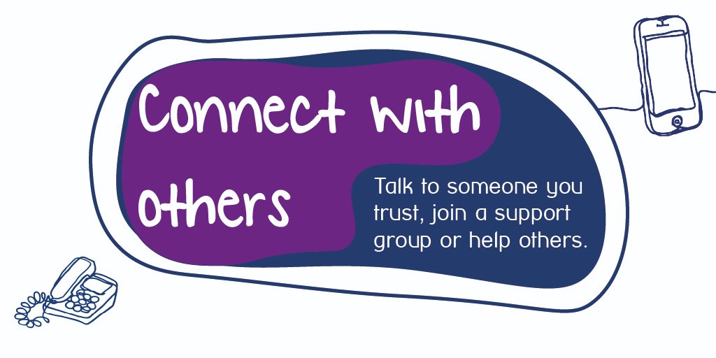 (3/6) Connecting with others can help us to feel less lonely.