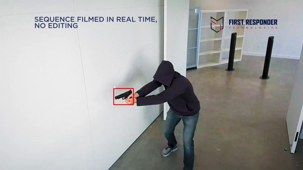 First_Resp_Tech's tweet photo. Alpha version of Sentinel Vision Camera &amp; Weapon Detection Computer Vision model complete. 
Minimal latency of detection of guns and knives due to edge-based computing and high end 4K video. 
https://t.co/OUhP6XIvJJ
#publicsafety #weapondetection #threatdetection #AI https://t.co/tYmwUWVSEp