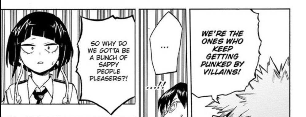 They got caught up with villains not because they want to, but somehow got hated by other classes, so deep down class 1A must’ve felt pissed for the unfairness too. Once they’re honest with themselves, they could convert those pent up pissed feelings into energy for performing