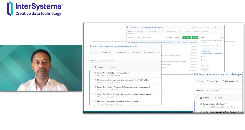 InterSystems's tweet image. Raj Singh provides a deep dive into our #VisualStudio Code IDE for #ObjectScript at #VSummit20.
📽️Watch his session: ow.ly/Q45s50C44Zp @rajrsingh