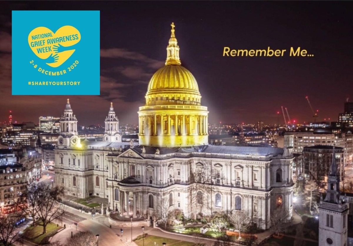 This year’s National Grief Awareness Week 2020 will bring the nation together this Christmas. Raising awareness of the impact of a #COVID19 bereavement &amp; under all circumstances. We are lighting <a href="/StPaulsLondon/">St Paul's Cathedral</a> &amp; the country in yellow. <a href="/eddiemair/">Eddie Mair</a> <a href="/lbc/">LBC</a> <a href="/NadineDorries/">Rt Hon Nadine Dorries</a> <a href="/UKParliament/">UK Parliament</a>