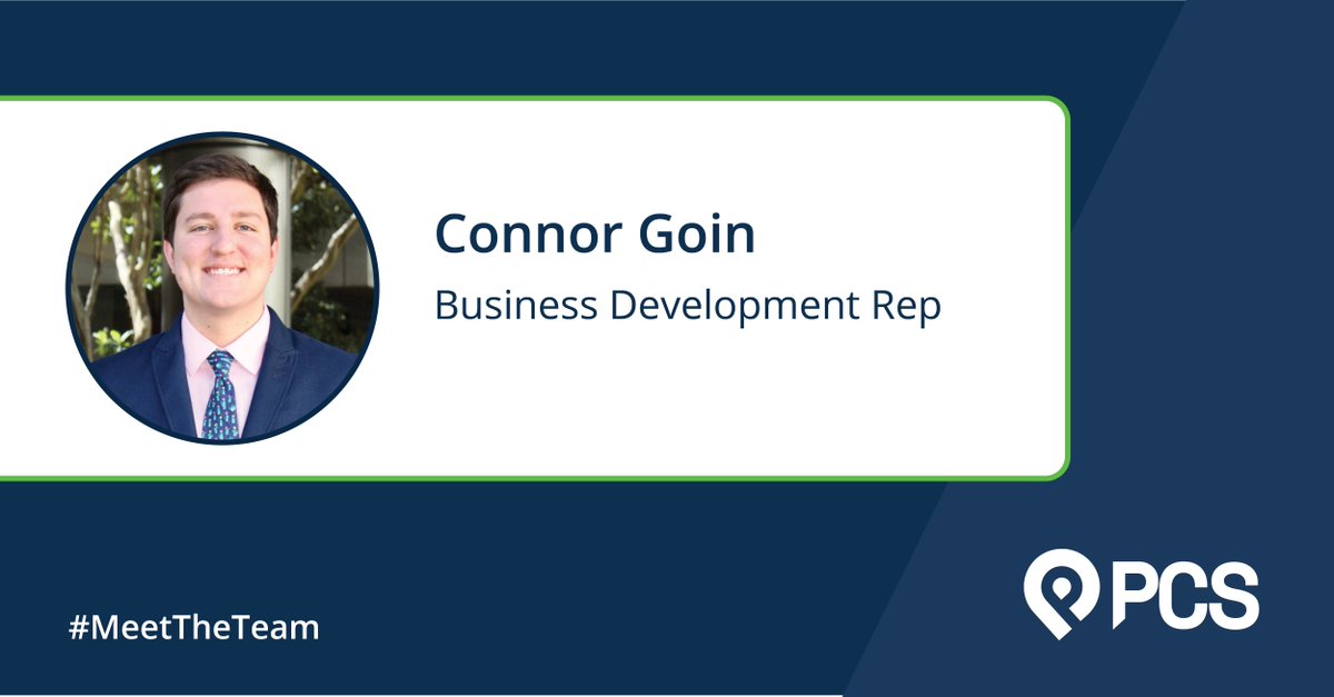 PCSsoftware's tweet image. #MeetTheTeam More faces. More names! Time to meet Connor Goin another Business Development Rep on our PCS team! #PCSsoftware #TMSexpress