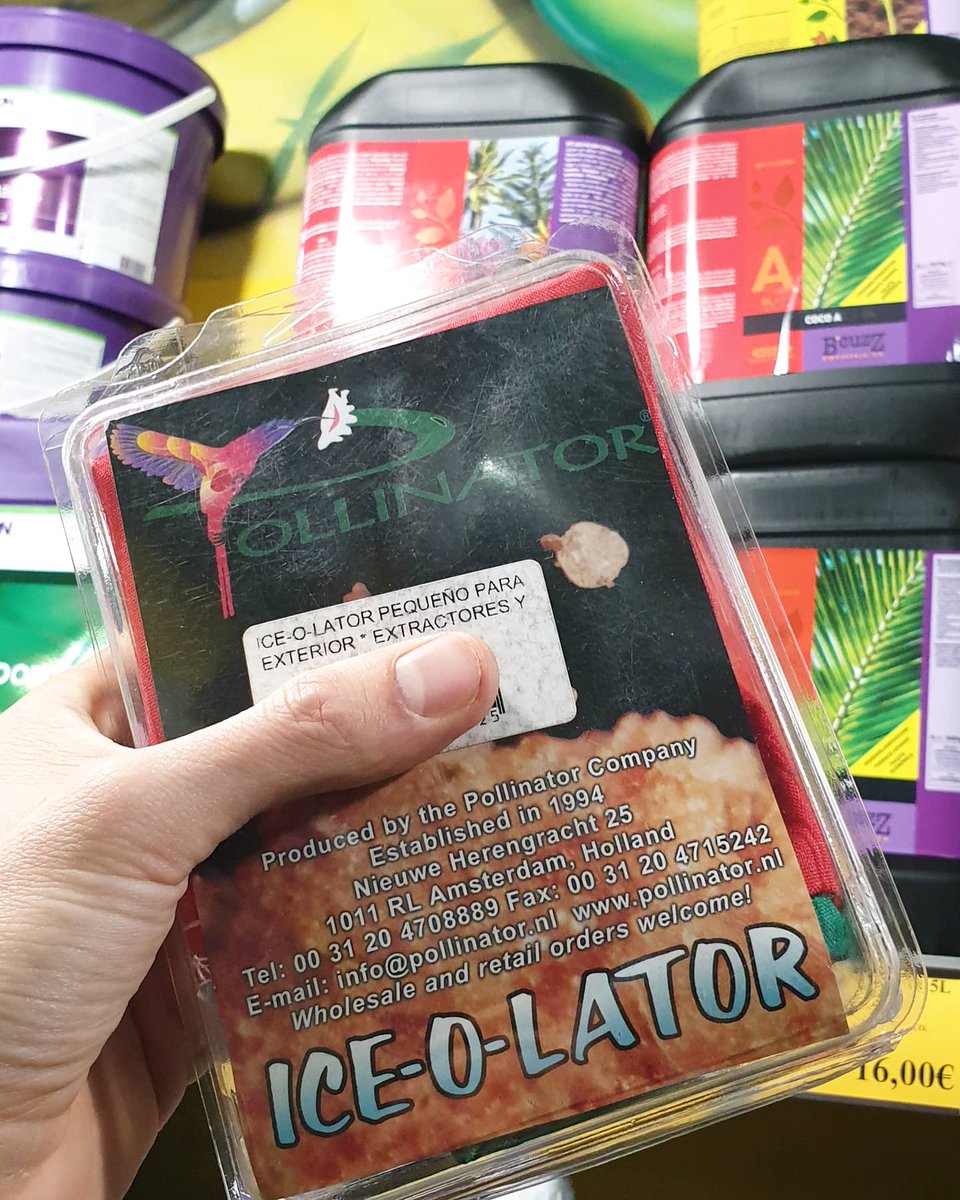 laHuertaGrow's tweet image. 😱Llega la mejor época de extracciones en el Hemisferio Norte
.
El iceolator" (también conocido como "waterhash", "bubblehash",...) mantiene un muy buen nivel de terpenos y cannabinoides, siendo bastante sencillo de realizar😍
➡️Todo lo necesario en @laHuertaGrow
.
#waterhash