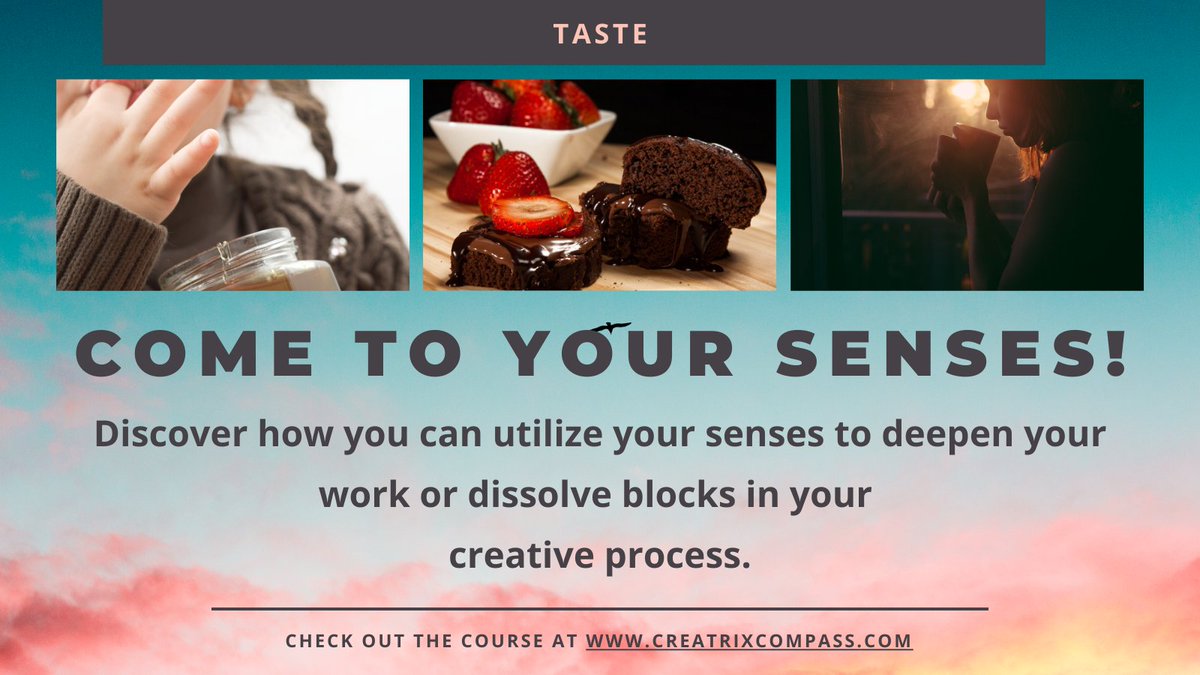 CreatrixCompass's tweet image. What was the last thing you tasted that left you wanting more?  

#creatrixcompass
#cometoyoursenses
#artisessential
#youarecreative
#rewildingofwomen
#shiftperspective