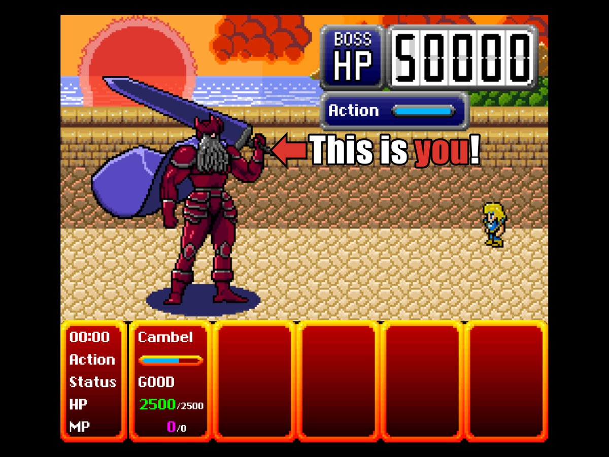 Boss Saga - Play as the JRPG boss to defeat heroes tweet media