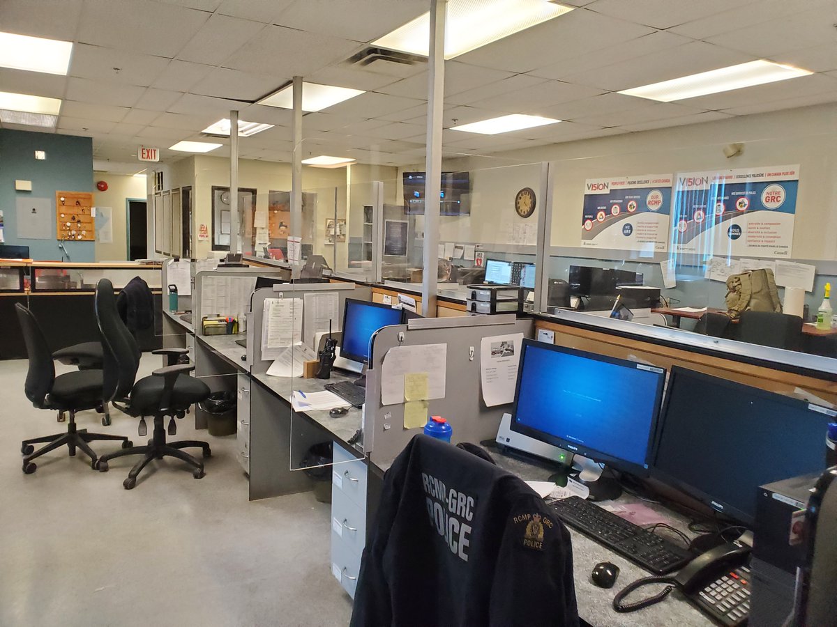 ProimageSigns1's tweet image. For a lot of businesses the pandemic has forced them to do some pivoting, the sign world is no different and we've been doing cashier shields, floor decals and various signage for Covid 19. Here are some shields we built for our local RCMP.