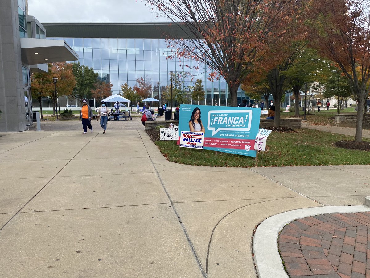 epiphanyinbmore's tweet photo. Arrived at 12:12 to Morgan State. Hopeful I can get this done during my planning period. #EarlyVotingMD https://t.co/Q8H9XlqJKR