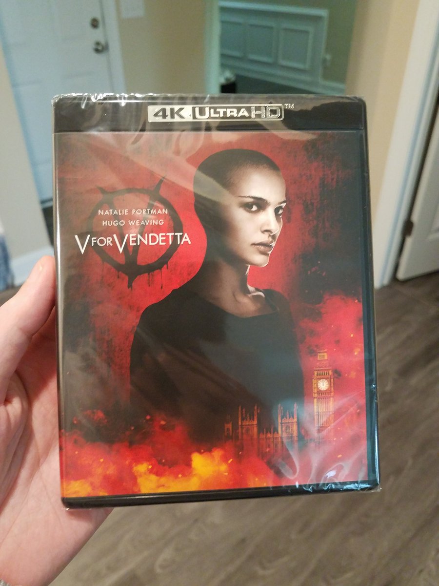 IT'S HERE! V for Vendetta! This is one of my favorite movies! You excited yet? I know I am. #SupportPhysicalMedia

Check it out: bit.ly/3jy95gl

#VforVendetta #4k #4kbluray #4kultrahd #bluray #bluraycollection #bluraymovies #bluraymovie #blurayaddict #moviecollection