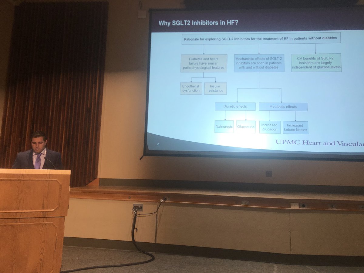 Former @PittGIM @PittIMChiefs @GavHick dropping knowledge on #sglt2inhibitors in #heartfailure so we can have #heartsuccess @PittCardiology @PittDeptofMed #lifechangingresidency