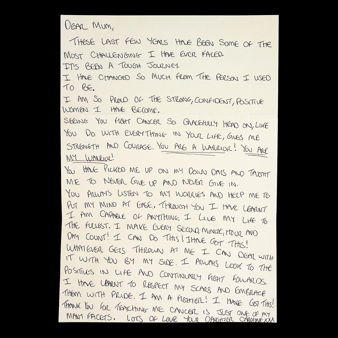 StellaMcCartney's tweet photo. “You are a warrior. You are MY warrior,” writes @BooreCaroline to her mum, a fellow breast cancer survivor, in our #NoLessAWoman campaign. She is shot by legendary photojournalist @LynseyAddario.
Discover our #BCA campaign: https://t.co/PoNK7Sx30f
#StellaMcCartney #StellaCares https://t.co/oWgsVgrqSY