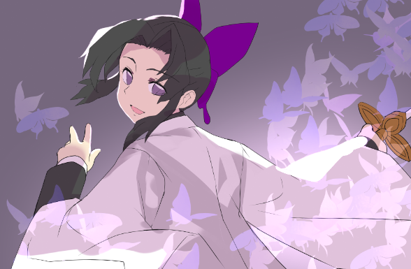 胡蝶しのぶ 「胡蝶しのぶWIP
描けば出ると聞いて 」|安達洋介のイラスト