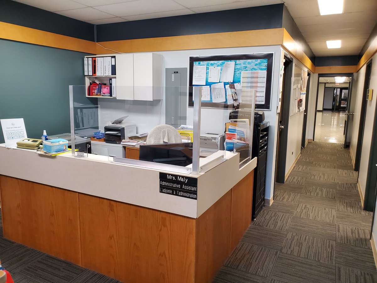 ProimageSigns1's tweet image. For the Portage School Division, we did over 1100 covid floor decals and 25 shields of various sizes and shapes #covidsafe #covidsigns