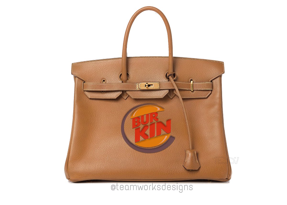 MEET MY FIRST BURKIN 🍔🍟 #birkin #burgerking #ironicfashion #diy #diy