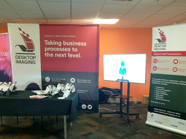 DesktopImaging's tweet photo. Excited for Day 1 of the 4th Annual Govt Digital Transformation Conference in Wellington. Pop along and see the Steve's at the @desktopimaging stand... Ps the stadium is looking good too! https://t.co/fPb9nd22Dv