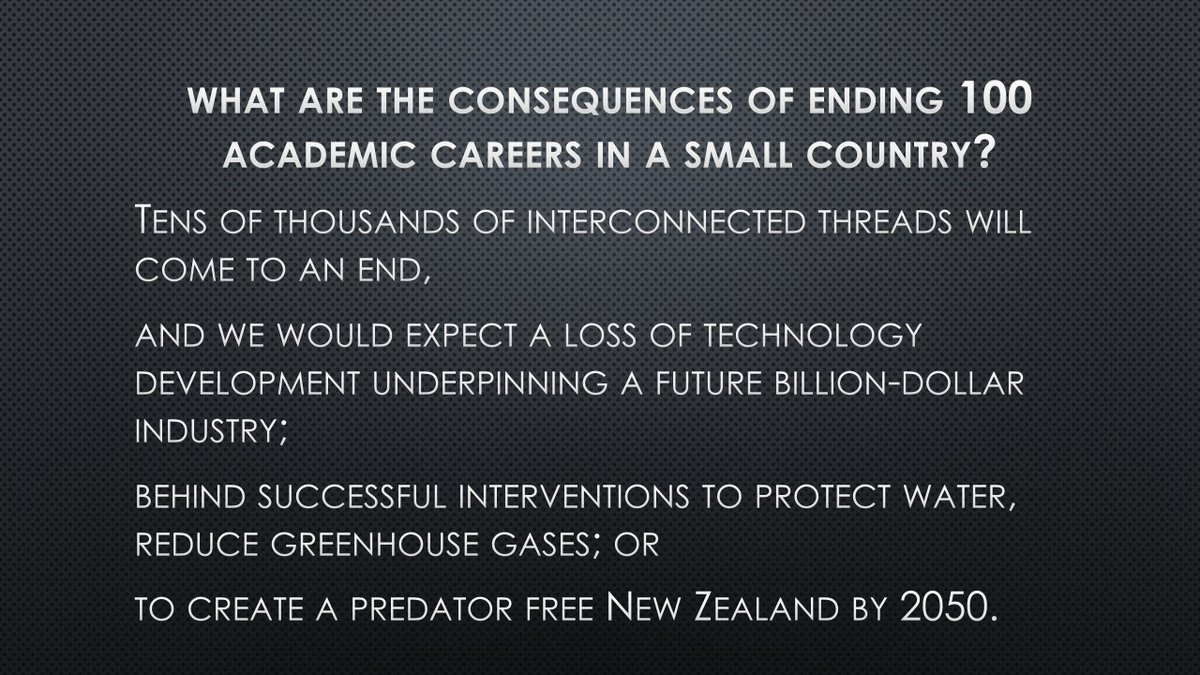 NZAS (@nzscientists) on Twitter photo Submissions close on Massey's plan to cut 1/3 of science today. Presidents of 7 of NZ's Scientific Societies have signed an open letter calling for Ministerial intervention unless <a href="/MasseyUni/">Massey University</a> reconsiders. <a href="/chrishipkins/">Chris Hipkins</a> <a href="/Megan_Woods/">Megan Woods</a>
scientists.org.nz/resources/Docu… Submissions close on Massey's plan to cut 1/3 of science today. Presidents of 7 of NZ's Scientific Societies have signed an open letter calling for Ministerial intervention unless <a href="/MasseyUni/">Massey University</a> reconsiders. <a href="/chrishipkins/">Chris Hipkins</a> <a href="/Megan_Woods/">Megan Woods</a>
scientists.org.nz/resources/Docu…